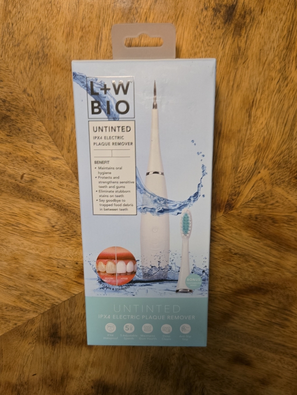 Luxe + Willow Bio Untinted IPX4 Electric Plaque Remover